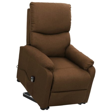 Sillón elevable tela marrón | Foro24.es | Tu tienda online para hogar, jardín y más Foro24.es