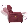 Sillón de masaje de tela rojo tinto | Foro24.es | Tu tienda online para hogar, jardín y más Foro24.es