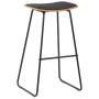 Taburetes de cocina 2 unidades cuero sintético negro by , Kitchen stools - Ref: Foro24-280078, Price: 156,07 €, Discount: %
