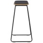 Taburetes de cocina 2 unidades cuero sintético negro by , Kitchen stools - Ref: Foro24-280078, Price: 156,07 €, Discount: %