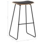 Taburetes de cocina 2 unidades cuero sintético negro by , Kitchen stools - Ref: Foro24-280078, Price: 156,07 €, Discount: %
