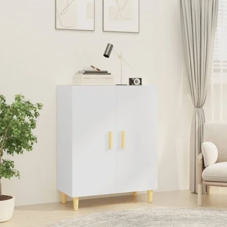 Weißes Sperrholz-Sideboard 70x34x90 cm von vidaXL, Sideboards - Ref: Foro24-812096, Preis: 86,58 €, Rabatt: %