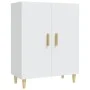 Weißes Sperrholz-Sideboard 70x34x90 cm von vidaXL, Sideboards - Ref: Foro24-812096, Preis: 86,58 €, Rabatt: %