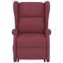 Sillón de masaje elevable tela rojo tinto | Foro24.es | Tu tienda online para hogar, jardín y más Foro24.es