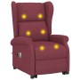 Sillón de masaje elevable tela rojo tinto | Foro24.es | Tu tienda online para hogar, jardín y más Foro24.es