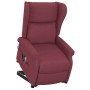 Sillón de masaje elevable tela rojo tinto | Foro24.es | Tu tienda online para hogar, jardín y más Foro24.es