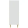 Weißes Sperrholz-Sideboard 70x34x90 cm von vidaXL, Sideboards - Ref: Foro24-812096, Preis: 86,58 €, Rabatt: %