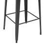 Conjunto de mesa alta y taburetes 3 piezas acero negro by , Furniture sets for kitchens and dining rooms - Ref: Foro24-276849...