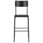 Conjunto de mesa alta y taburetes 3 piezas acero negro by , Furniture sets for kitchens and dining rooms - Ref: Foro24-276849...