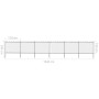 Valla de jardín con puntas de aro acero negro 10,2x1,5 m by , fence panels - Ref: Foro24-277679, Price: 376,85 €, Discount: %