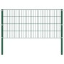Panel de valla con postes hierro verde 5,1x0,8 m | Foro24.es | Tu tienda online para hogar, jardín y más Foro24.es