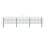 Panel de valla con postes hierro verde 5,1x0,8 m | Foro24.es | Tu tienda online para hogar, jardín y más Foro24.es