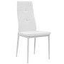 Sillas de comedor 6 uds cuero sintético blanco by , dining chairs - Ref: Foro24-275436, Price: 230,02 €, Discount: %