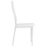 Sillas de comedor 6 uds cuero sintético blanco by , dining chairs - Ref: Foro24-275436, Price: 230,02 €, Discount: %
