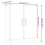 Weißes Sperrholz-Sideboard 70x34x90 cm von vidaXL, Sideboards - Ref: Foro24-812096, Preis: 86,58 €, Rabatt: %