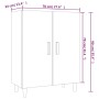 Weißes Sperrholz-Sideboard 70x34x90 cm von vidaXL, Sideboards - Ref: Foro24-812096, Preis: 88,06 €, Rabatt: %