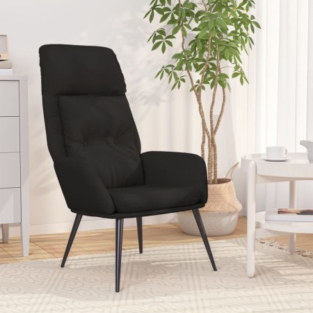 Sillón de relax de cuero sintético de ante negro | Foro24.es | Tu tienda online para hogar, jardín y más Foro24.es