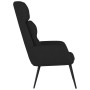 Sillón de relax de cuero sintético de ante negro | Foro24.es | Tu tienda online para hogar, jardín y más Foro24.es
