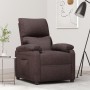 Sillón reclinable de tela marrón oscuro | Foro24.es | Tu tienda online para hogar, jardín y más Foro24.es