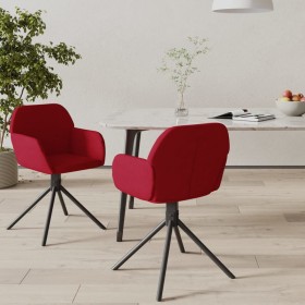 Sillas de comedor giratorias 2 unidades