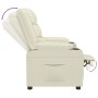 Sillón reclinable de cuero sintético crema | Foro24.es | Tu tienda online para hogar, jardín y más Foro24.es