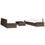 Juego de muebles de jardín 7 piezas ratán sintético marrón von , Gartensets - Ref: Foro24-3054590, Preis: 673,87 €, Rabatt: %