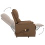Sillón de masaje elevable tela gris taupé | Foro24.es | Tu tienda online para hogar, jardín y más Foro24.es