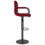 Taburete de cocina de terciopelo color vino tinto | Foro24.es | Tu tienda online para hogar, jardín y más Foro24.es