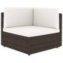 Set muebles de jardín 11 pzas y cojines ratán sintético marrón | Foro24.es | Tu tienda online para hogar, jardín y más Foro24.es