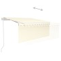 Toldo automático retráctil con persiana color crema 3x2,5m von , Markisen - Ref: Foro24-3069267, Preis: 295,58 €, Rabatt: %
