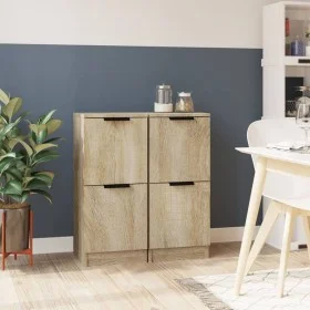 Sideboards 2 Stück Sonoma-Eichensperrholz 30x30x70 cm von vidaXL, Sideboards - Ref: Foro24-811176, Preis: 70,08 €, Rabatt: %