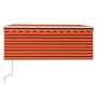 Toldo retráctil automático con persiana naranja/marrón 3,5x2,5m de , Toldos - Ref: Foro24-3069290, Precio: 309,22 €, Descuent...