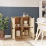 Aparadores 2 uds madera contrachapada roble Sonoma 30x30x70 cm de vidaXL, Aparadores - Ref: Foro24-811176, Precio: 70,95 €, D...