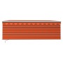 Toldo retráctil manual con persiana naranja y marrón 4,5x3 m von , Markisen - Ref: Foro24-3069320, Preis: 388,53 €, Rabatt: %