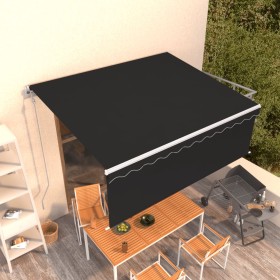 Toldo retráctil automático con persiana gris antracita 4,5x3 m de , Toldos - Ref: Foro24-3069329, Precio: 444,12 €, Descuento: %