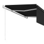 Toldo retráctil automático con persiana gris antracita 4,5x3 m de , Toldos - Ref: Foro24-3069329, Precio: 444,12 €, Descuento: %