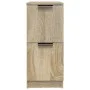 Aparadores 2 uds madera contrachapada roble Sonoma 30x30x70 cm de vidaXL, Aparadores - Ref: Foro24-811176, Precio: 70,08 €, D...