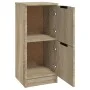 Aparadores 2 uds madera contrachapada roble Sonoma 30x30x70 cm de vidaXL, Aparadores - Ref: Foro24-811176, Precio: 70,08 €, D...
