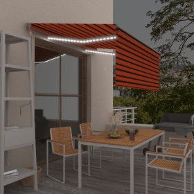 Toldo automático con persiana, LED y sensor de viento 3,5x2,5 m de , Toldos - Ref: Foro24-3069395, Precio: 467,00 €, Descuent...