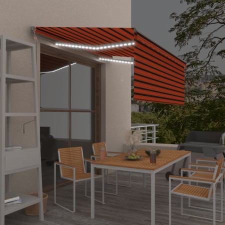 Toldo automático con persiana, LED y sensor de viento 3,5x2,5 m de , Toldos - Ref: Foro24-3069395, Precio: 467,00 €, Descuent...