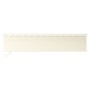 Toldo retráctil manual con persiana crema 6x3 m