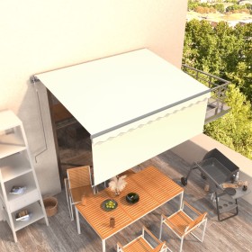 Toldo retráctil automático con persiana crema 3,5x2,5m von , Markisen - Ref: Foro24-3069407, Preis: 372,87 €, Rabatt: %