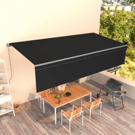 Toldo retráctil manual con persiana antracita 6x3 m von , Markisen - Ref: Foro24-3069479, Preis: 445,98 €, Rabatt: %