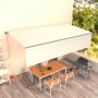 Toldo automático retráctil con persiana 6x3 m crema | Foro24.es | Tu tienda online para hogar, jardín y más Foro24.es