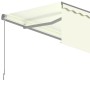 Toldo automático retráctil con persiana 6x3 m crema | Foro24.es | Tu tienda online para hogar, jardín y más Foro24.es