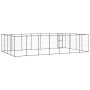 Perrera de exterior de acero 33,88 m² by , Dog kennels and fences - Ref: Foro24-3082315, Price: 743,25 €, Discount: %