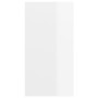 Mueble TV pared madera contrachapada blanco brillo 37x37x72 cm by , TV Furniture - Ref: Foro24-805477, Price: 42,42 €, Discou...
