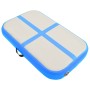 Esterilla inflable de gimnasia con bomba PVC azul 60x100x20 cm by , Pilates and yoga mats - Ref: Foro24-92656, Price: 93,62 €...
