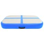 Esterilla inflable de gimnasia con bomba PVC azul 60x100x20 cm by , Pilates and yoga mats - Ref: Foro24-92656, Price: 93,62 €...