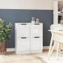 Sideboards 2 Stück Sperrholz weiß glänzend 30x30x70 cm von vidaXL, Sideboards - Ref: Foro24-811182, Preis: 94,66 €, Rabatt: %